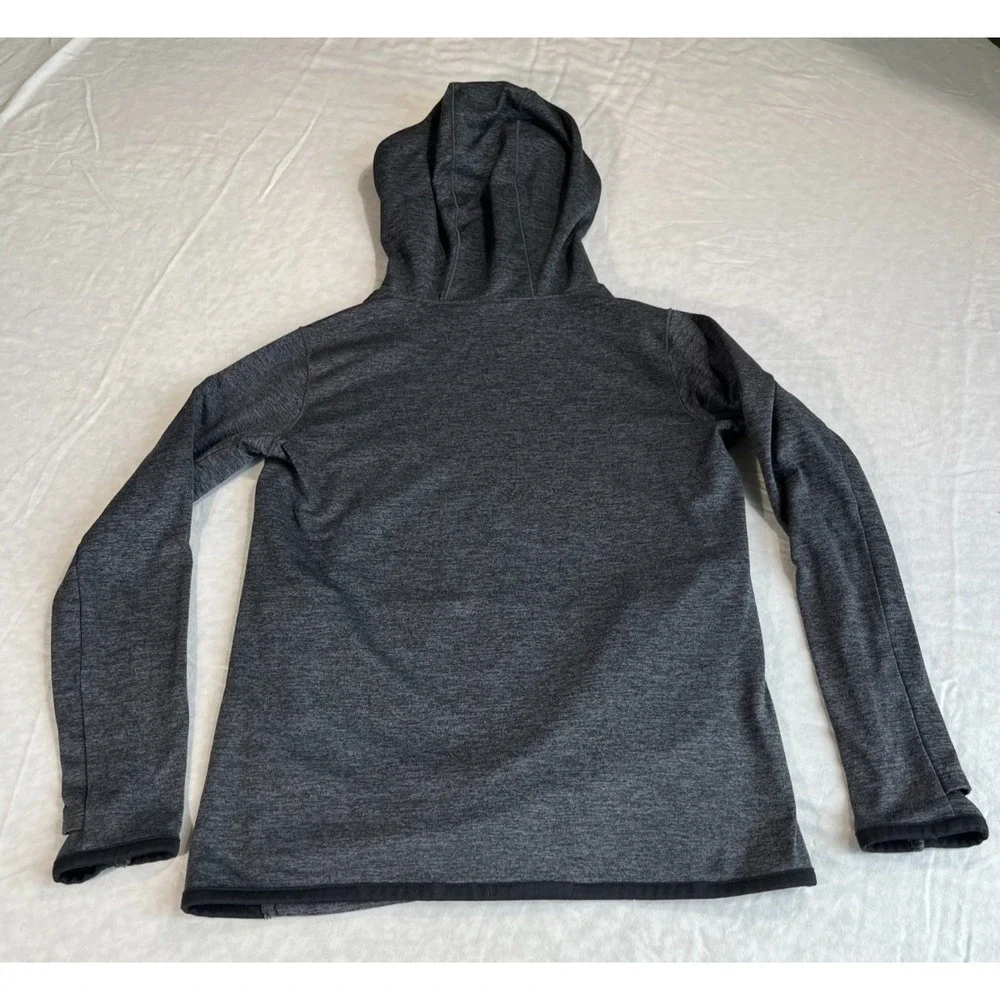 Old Navy‎ Kids Active Hoodie S (6-7) Kangaroo Pocket Go-Dry Thumb Holes Gray